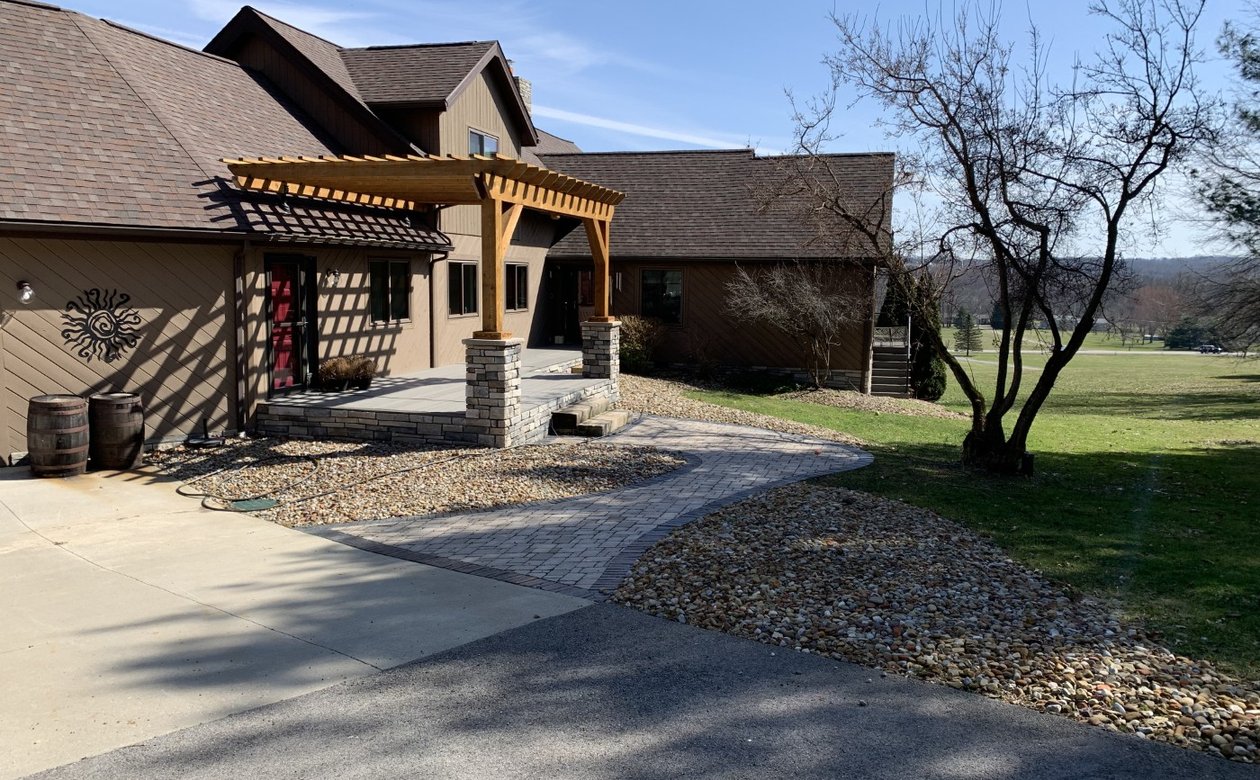 pergola and deck install in central ohio